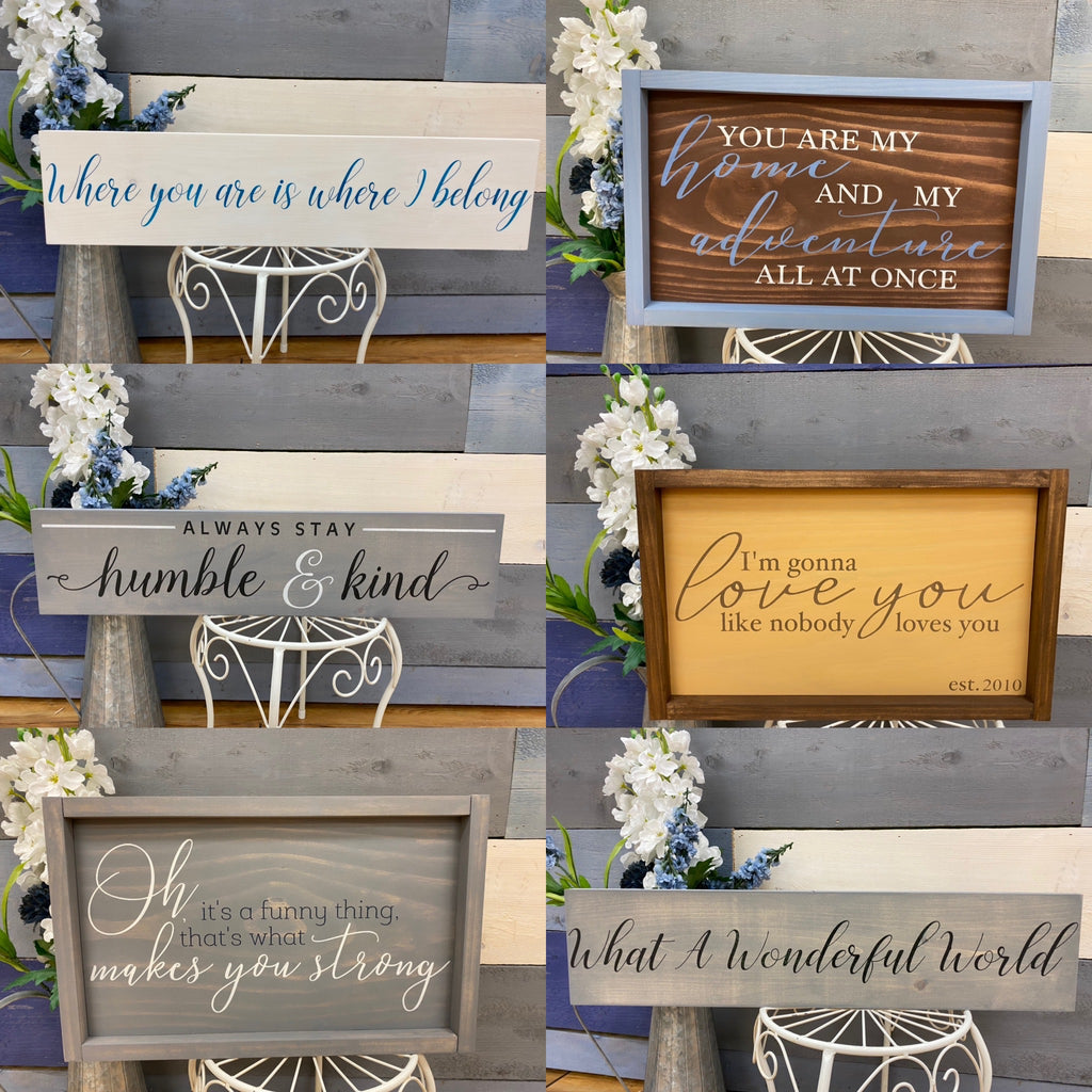 01/30/25 6:00pm Custom Lyric Sign Workshop