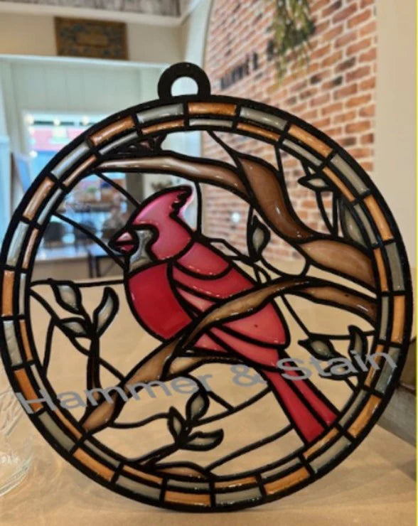 02/22/25 6:00pm Faux Stained Glass Workshop