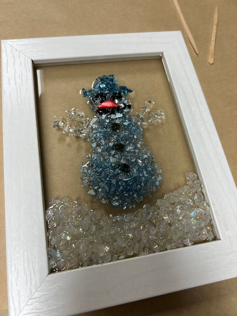 12/11/24 6:00pm Holidayscapes Resin Crushed Glass Workshop