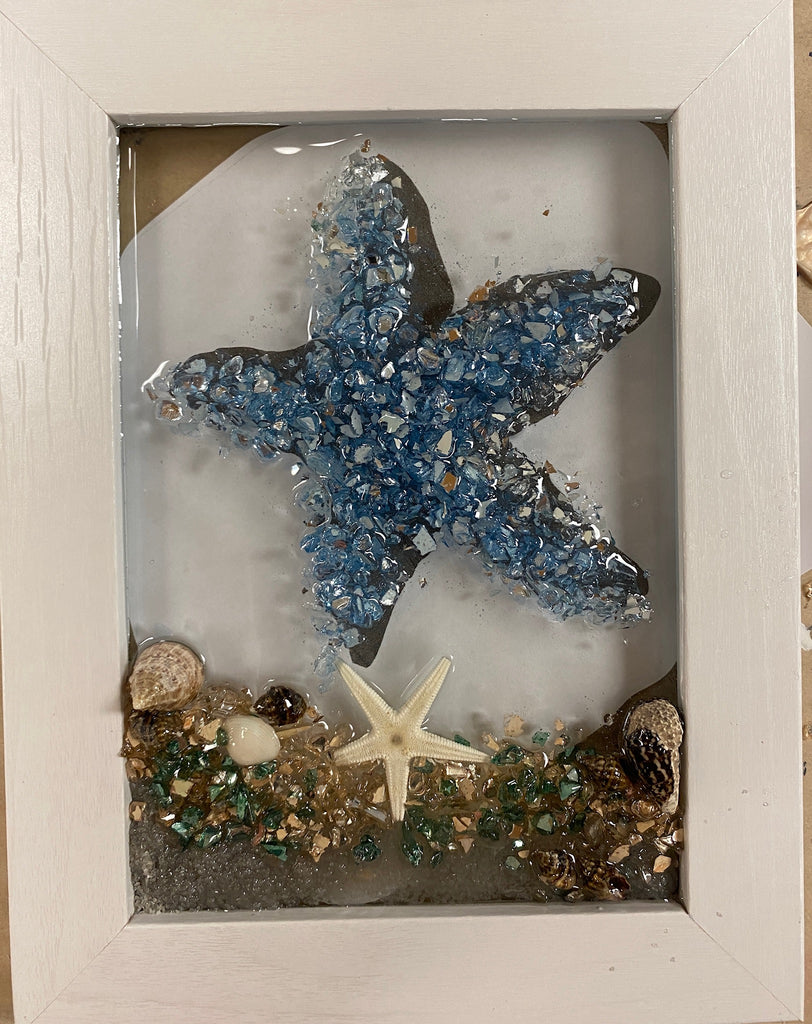 12/11/24 6:00pm Holidayscapes Resin Crushed Glass Workshop