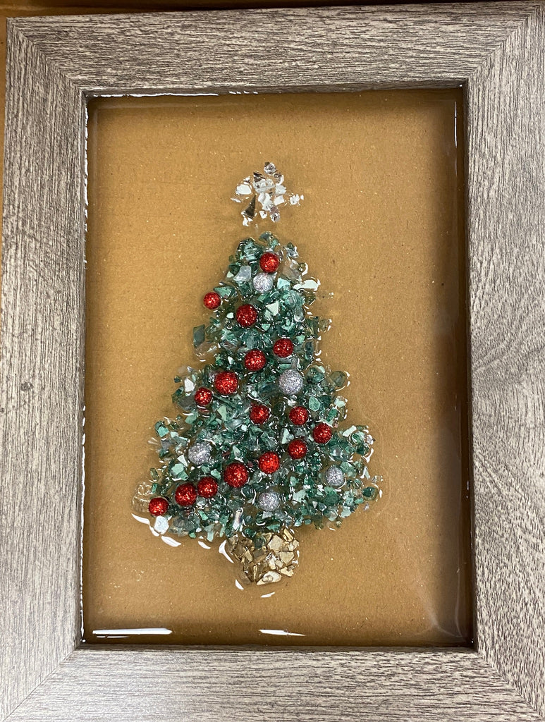 12/11/24 6:00pm Holidayscapes Resin Crushed Glass Workshop