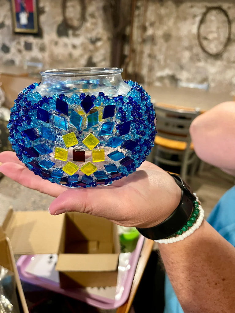 03/09/25 2:00pm Mosaic Lamp Workshop