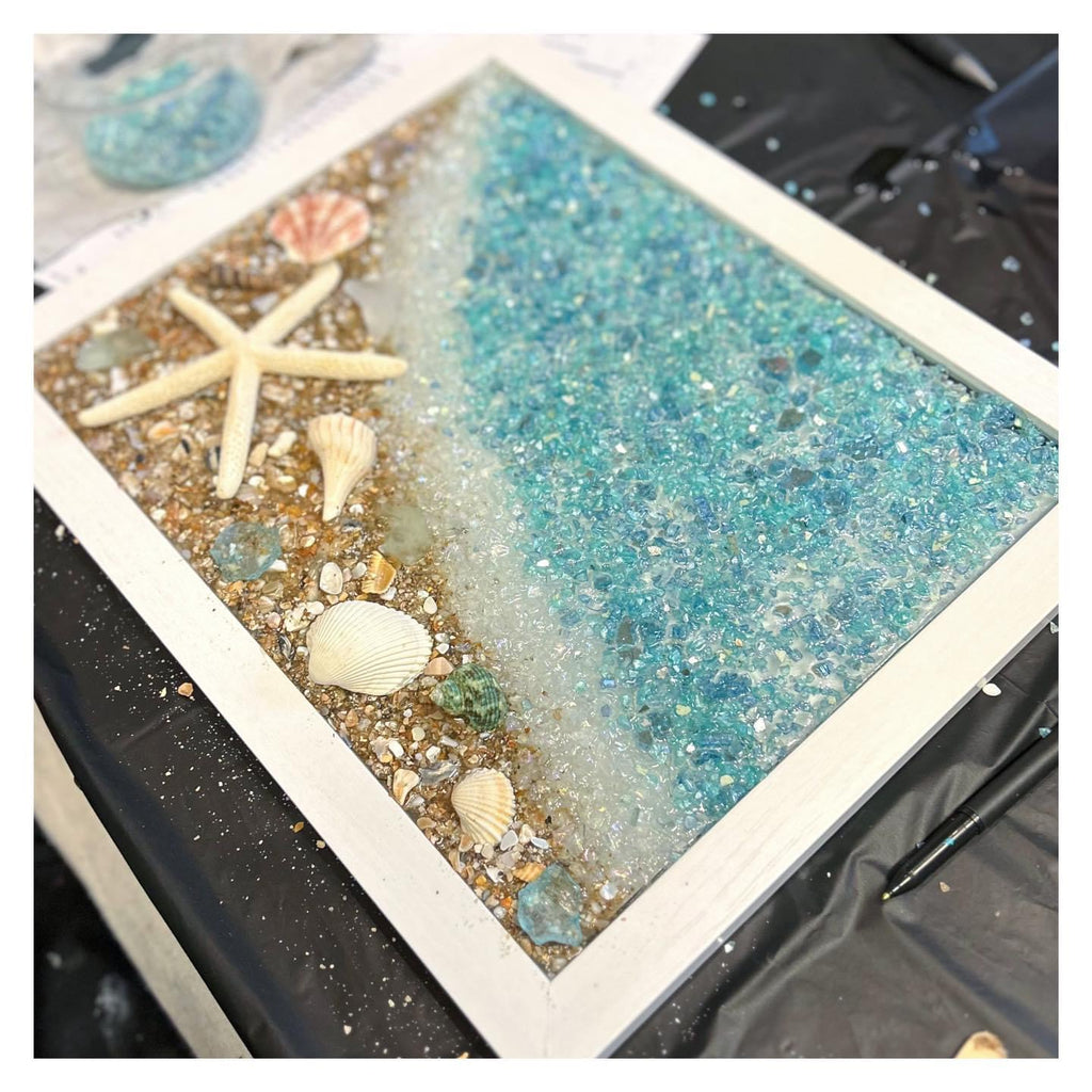 01/11/25 12:30pm Winterscapes Resin Workshop