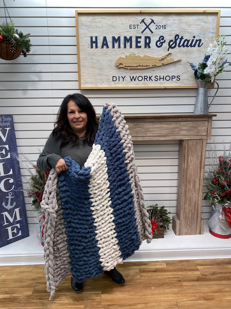 11/07/24 6:00pm Cozy Knit Blanket Workshop