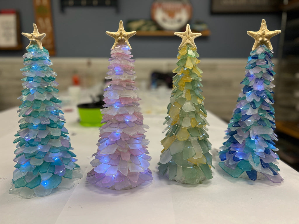 11/16/24 10:30am Tumbled Sea Glass Trees *Holiday Edition*