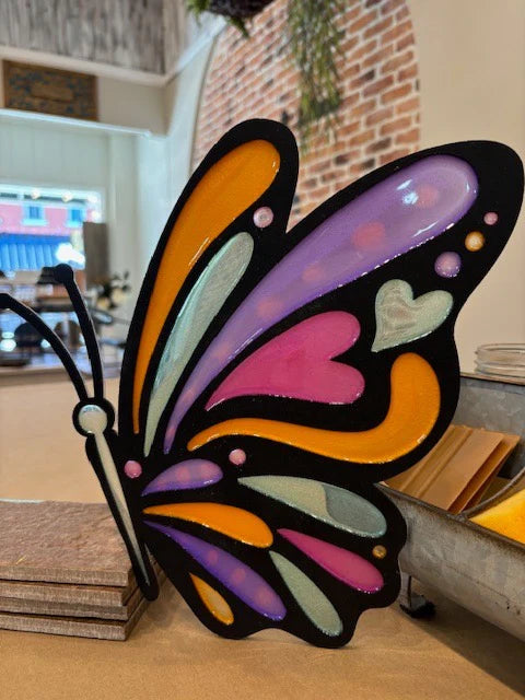 02/22/25 6:00pm Faux Stained Glass Workshop