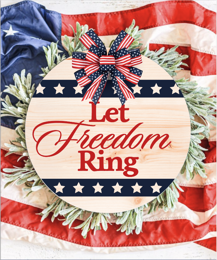 Let Freedom Ring Doorhanger