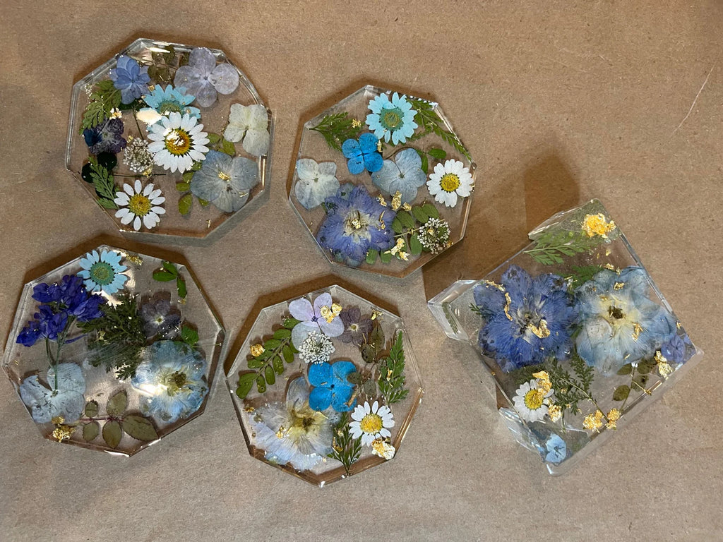 02/21/25 6:00pm Pressed Flower Resin Workshop