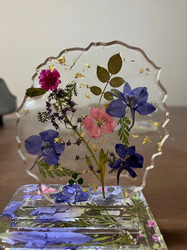 02/21/25 6:00pm Pressed Flower Resin Workshop